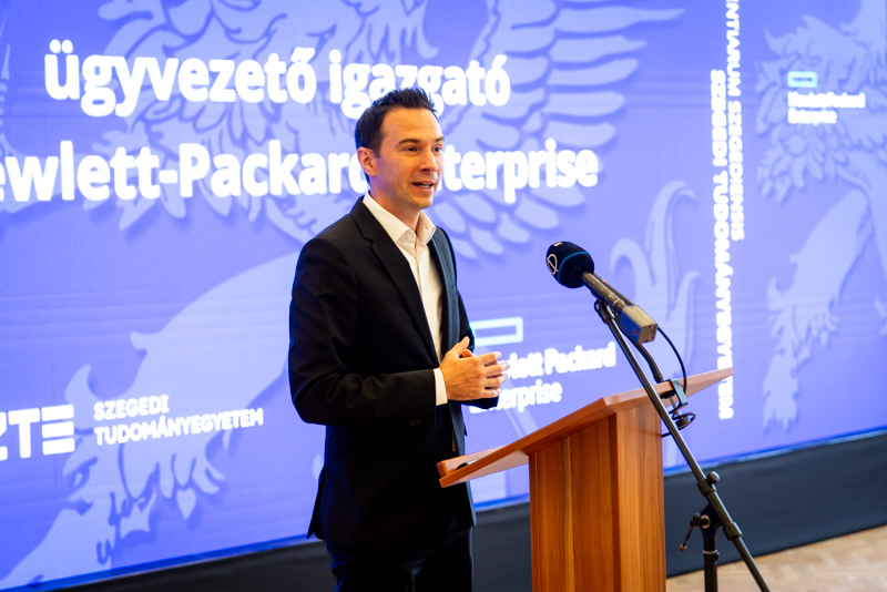 Spisják Tibor ügyvezető igazgató, a Hewlett Packard Enterprise